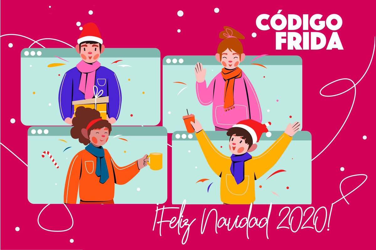 CodigoFrida's tweet photo. Ha sido una aventura este 2020 y, pese a todo, ha sido divertido y productivo. ¡Gracias chicas y chicos por #CodearConFrida! Les enviamos un abrazo sanitizado y nos encontramos pronto. #Covidad #CodeandoConFrida https://t.co/Z6svOLA6es
