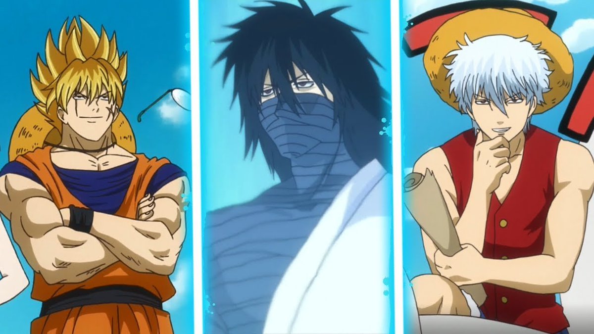 5.) The parodiesGintama is filled with parodies, which is what many people really like about this anime. It parodies many other anime and manga titles as well as characters from both real life and anime/manga. One Piece, Bleach, Dragon Ball Z? If it exists, Gintama parodies it.