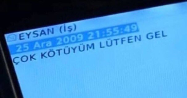 Bu mesaj atılalı tam 11 sene oldu