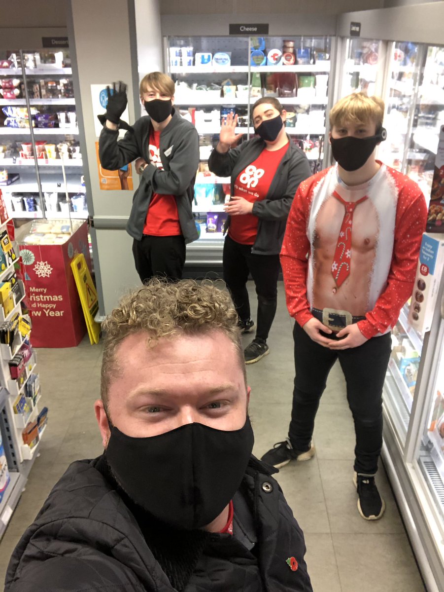 Feeling festive at coop Rudgwick thank you to all the team , a real challenging year for these guys but they have gone above and beyond the call of duty ❤️❤️❤️