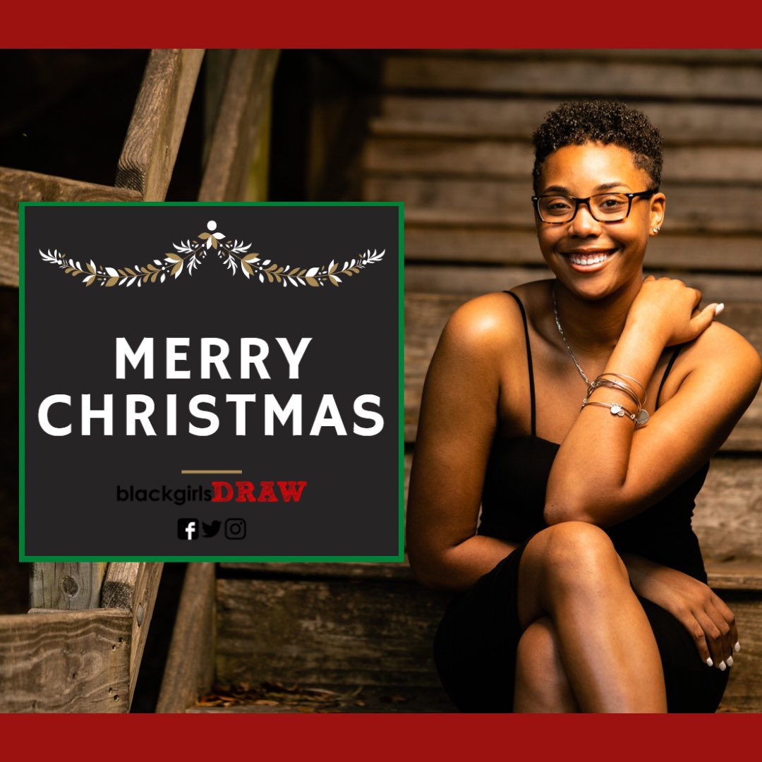 Merry Christmas to everyone! Thank you all for supporting me and blackgirlsdraw so far in 2020. Thank you to all the awesome Strong Black Women Architects I met this year. <a href="/PascaleSablan/">Pascale Sablan</a> <a href="/TeriSpainCanada/">Teri Canada</a>  #VershaeHite #ZenaHoward you all inspire me so much!! @favgirlmorgann