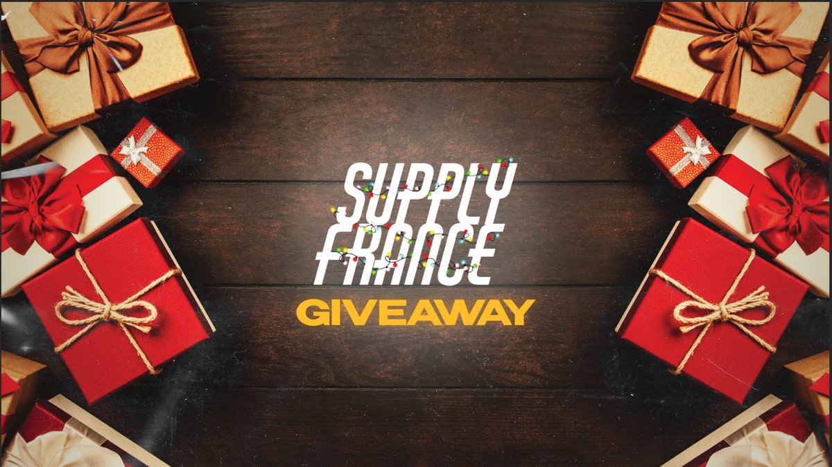 SupplyFrance's tweet image. 🎄Christmas Giveaway 🎄

🪅 Prize:
 •1x supply france Lifetime 
 •1x supply france Renewal 

🪅Rules:
•Follow @SupplyFrance 
•retweet 🔁
•Like 💚

Winners picked in 48 hours! ✨