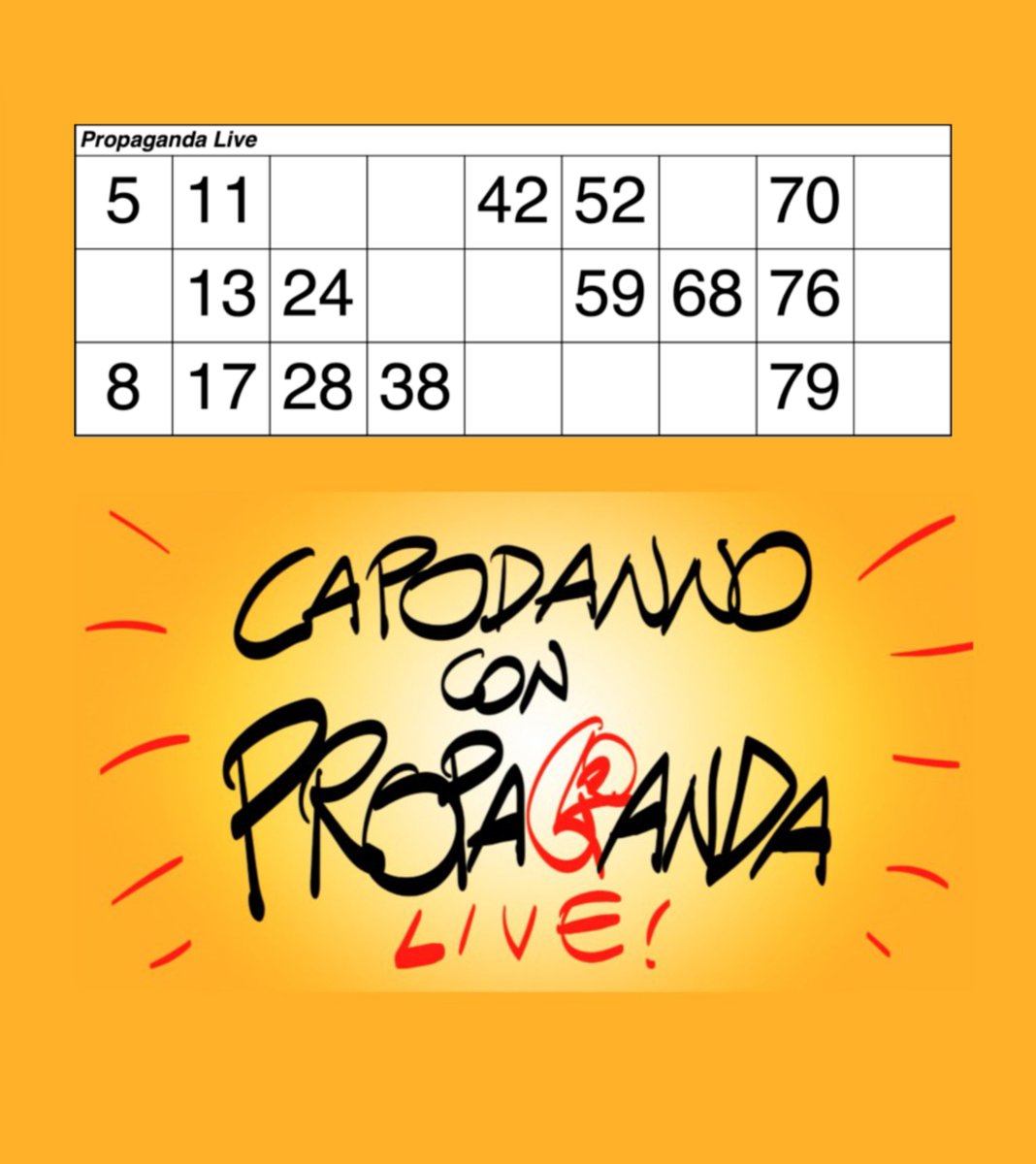 InfiniteLoop75's tweet image. #propagandalive #propagandatombola  ciao!