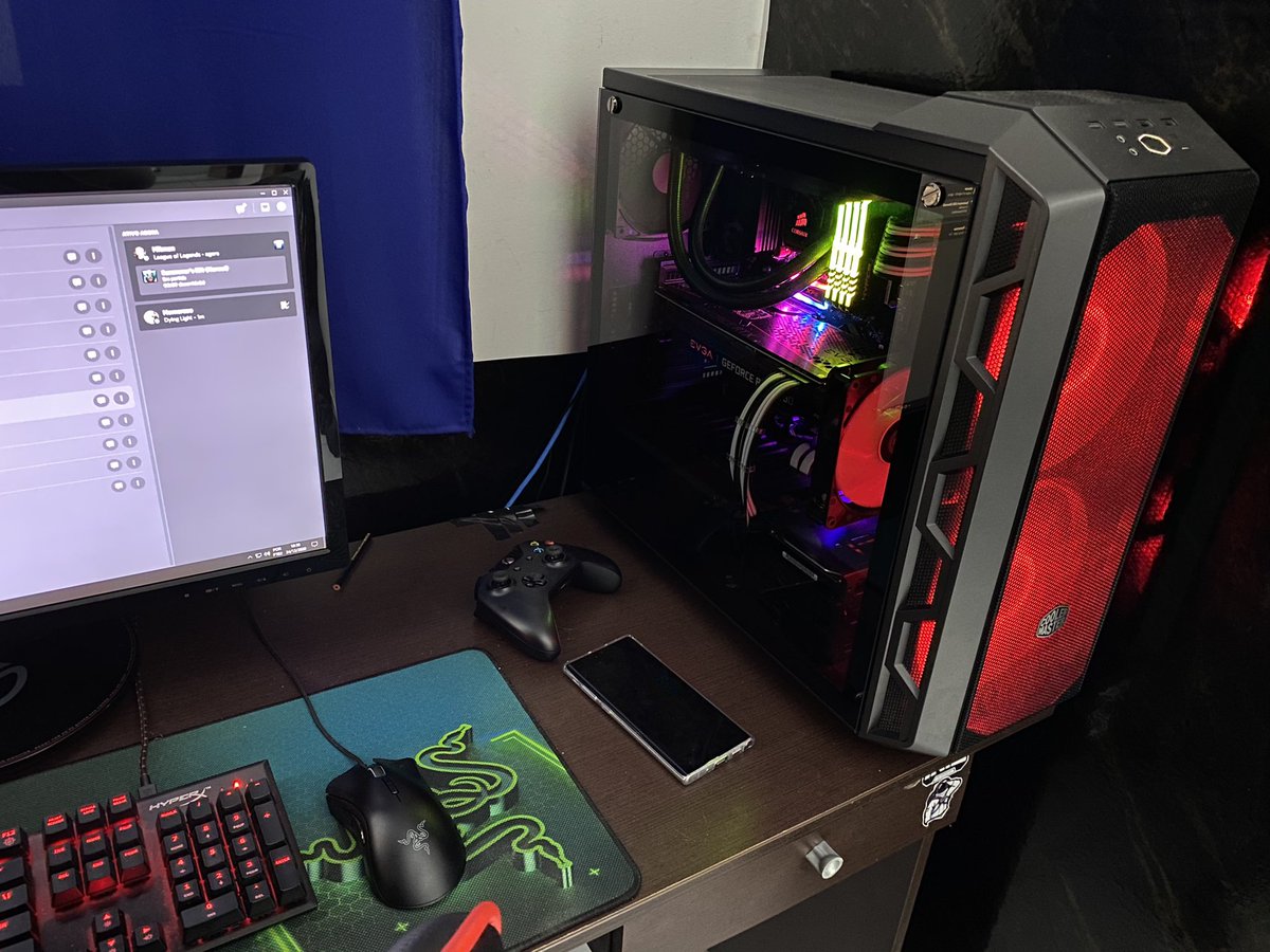 aTastyFury's tweet photo. #SETUPLOCKGAMER Rtx 3080 chegou por aqui finalmente. I7 10700k, 32gb hyperx. Pra rodar tíbia em 4K 👍🏼@lockgamer_ https://t.co/BRKmmr2zLE