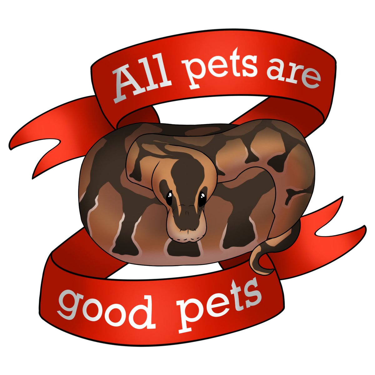 mangeyhellhound's tweet image. Two new designs have been added to the All Pets are Good Pets series! #ballpython and #tarantula have joined the collection 🐍🕷 redbubble.com/people/bitedes…
