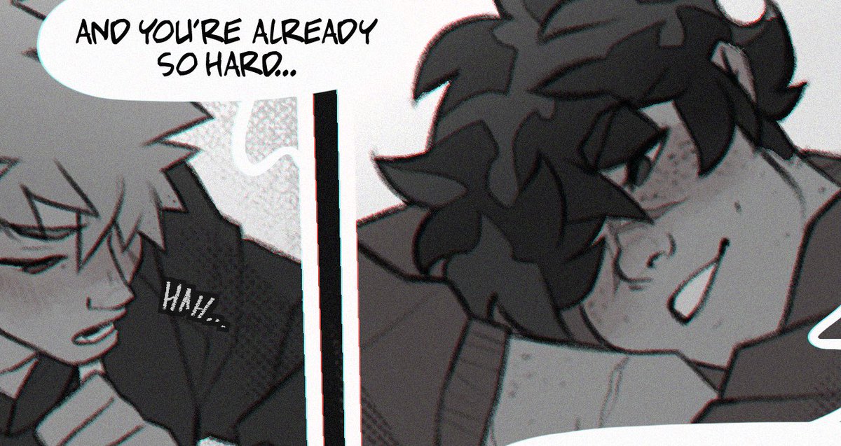 [ NSFW. BakuDeku. BKDK ] Happy Christmas Eve 🎄 New comic is finally up ...