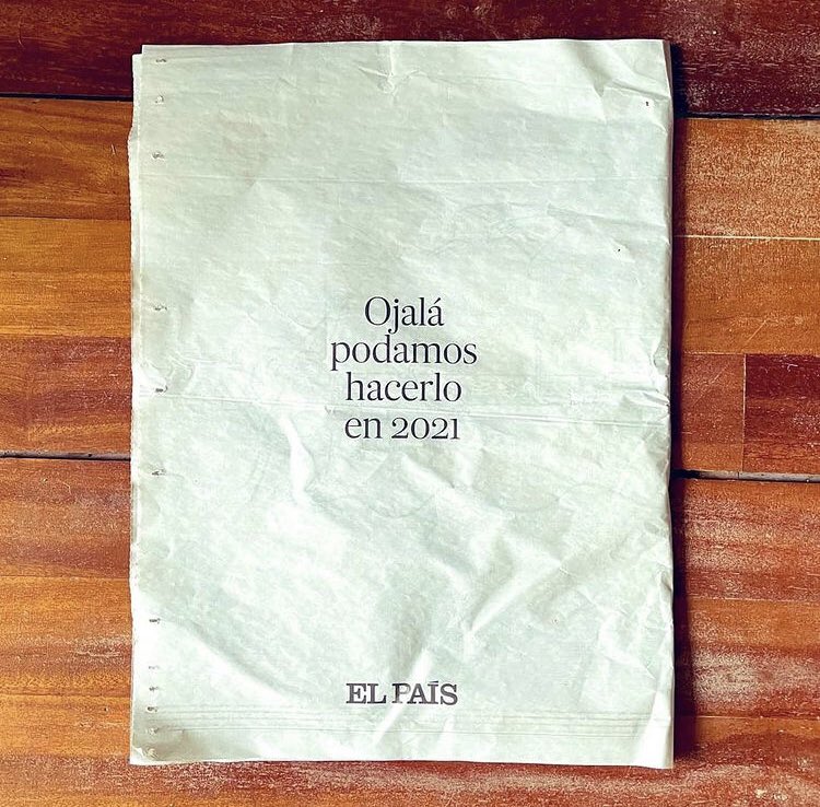 Nos habría gustado contar un 2020 diferente. Ojalá podamos hacerlo en 2021. Así luce nuestro papel hoy.

¡Feliz Navidad! 

📸 <a href="/quintatinta/">Diego Areso</a>