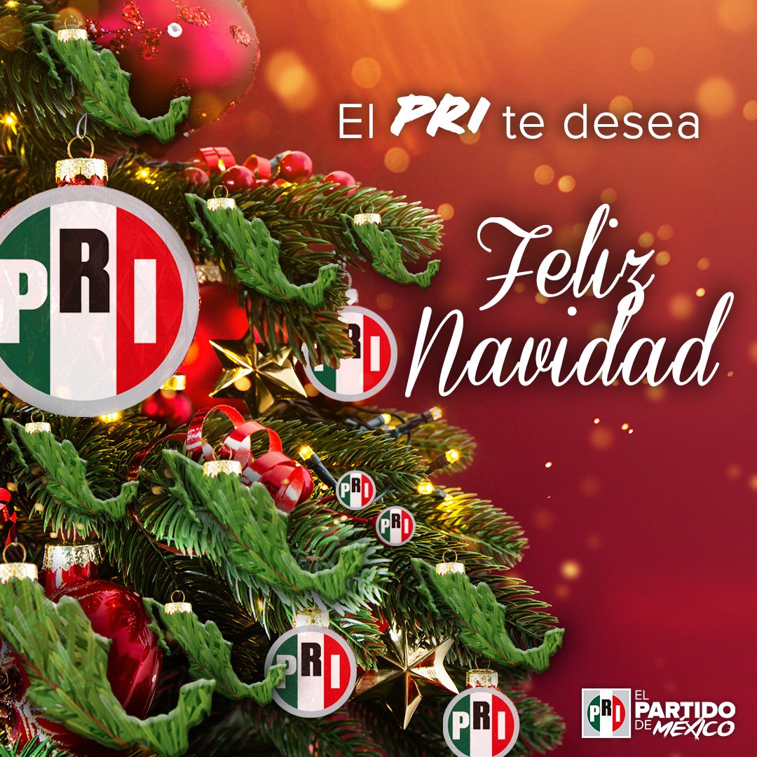 PRI_Nacional's tweet photo. El mejor regalo alrededor de un árbol navideño siempre será la presencia de una familia unida y feliz. Cuidémonos todos para que en 2021 no nos falte nadie. El PRI te desea #FelizNavidad. 🎁🎄 https://t.co/1kbb5p8LhO
