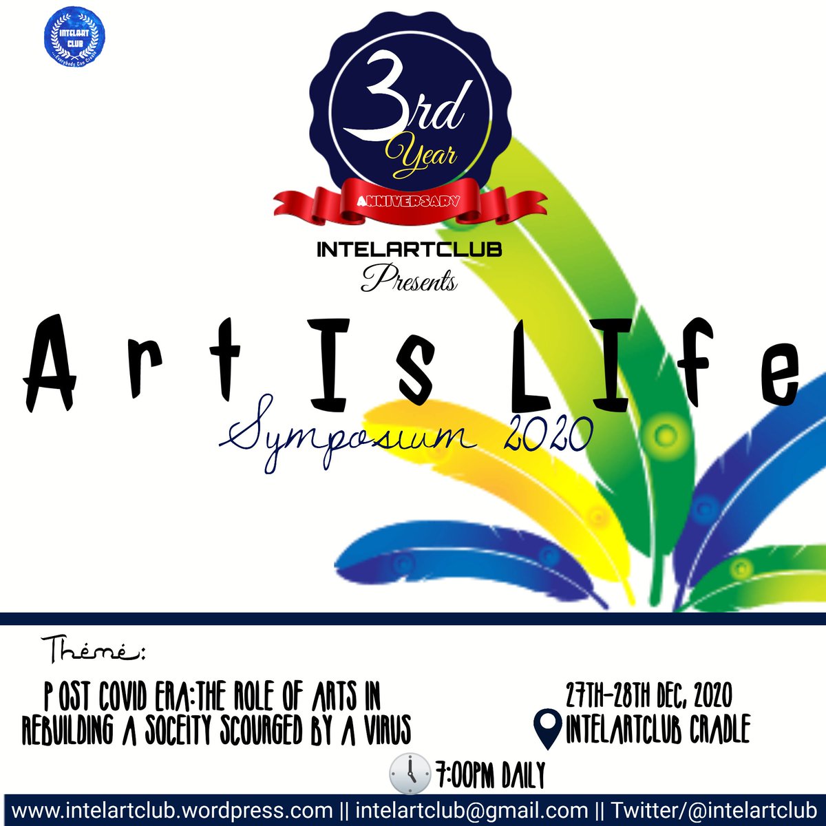 intelartclub's tweet photo. The #artislife #artsymposium is an annual event that celebrate the anniversary of the club. We look forward to having a great time https://t.co/Z7vXHdN0Ge