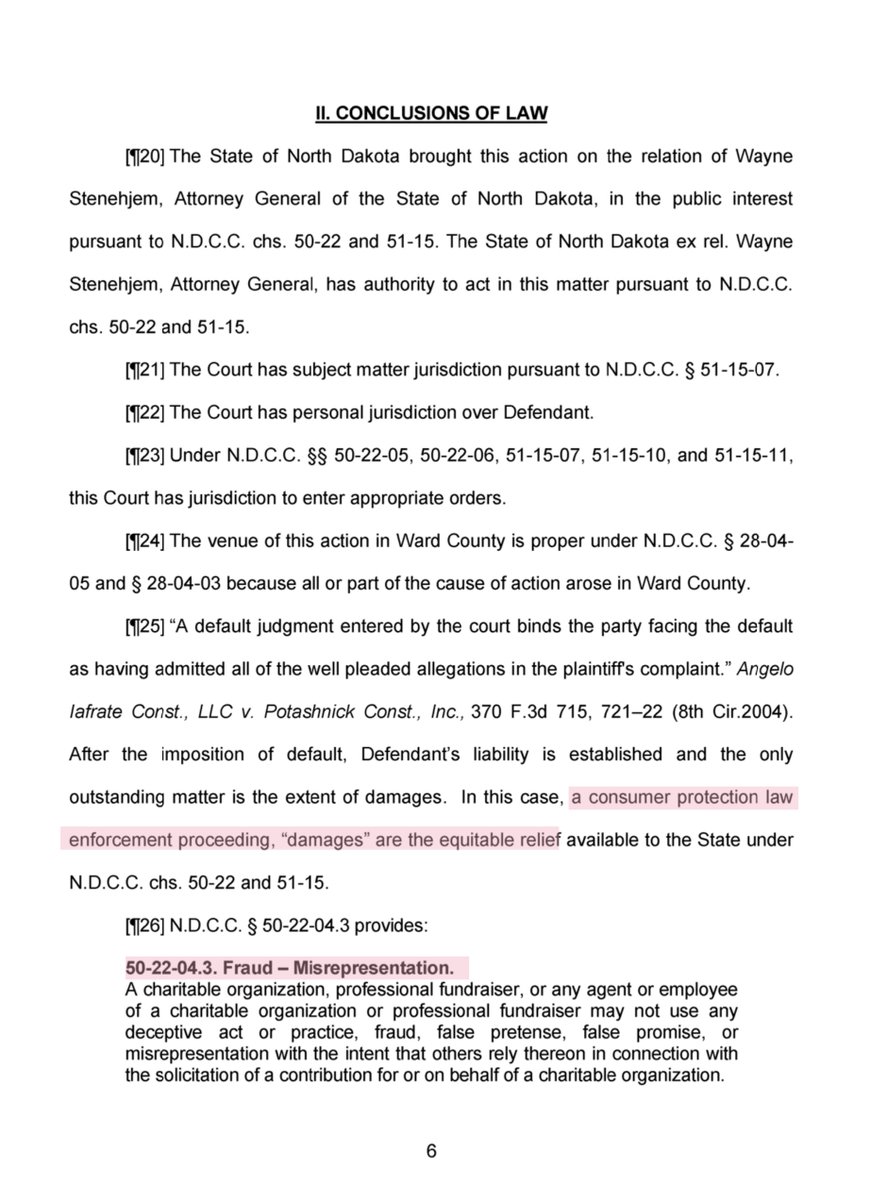 Maras-Lindeman misrepresented; affiliation withBank of NDCity of Minot in her solicitations-used the Bank’s logo in her website solicitations,  http://magiccitychristmas.com&nbsp;-used the Coin of the City of Minot on her website & FB pageignored the City’s attempts to contact her