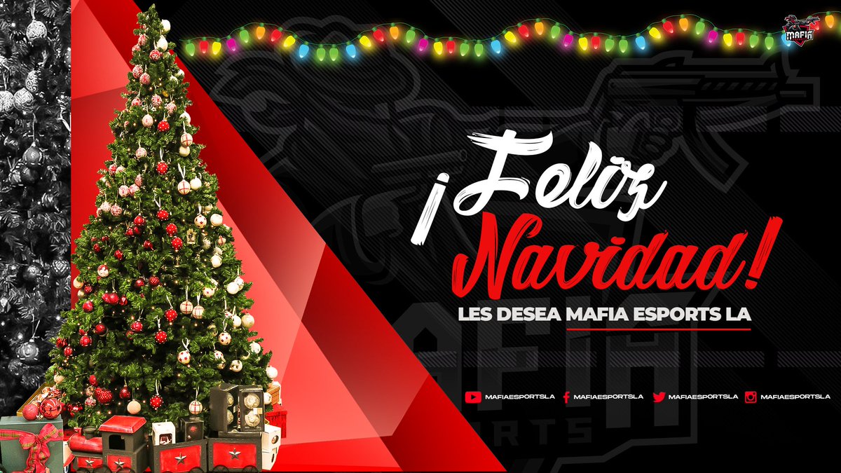 ¡ <a href="/MafiaEsportsLA/">Mafia Esports Latinoamérica</a> les desea una #FelizNavidad  🎅🌲🕵️‍♂️🖤♥️

#WeAreMafia