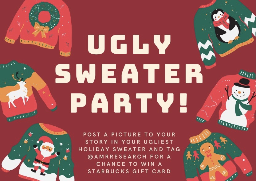 AMRKansasCity's tweet photo. Merry Christmas Eve! It is the last day to enter the AMR countdown to Christmas giveaway before the winner is announced tomorrow on Christmas Day! 

Today’s challenge (for your chance to win): Post a picture in an ugly holiday sweater and tag us! https://t.co/xLKwcdgcpj