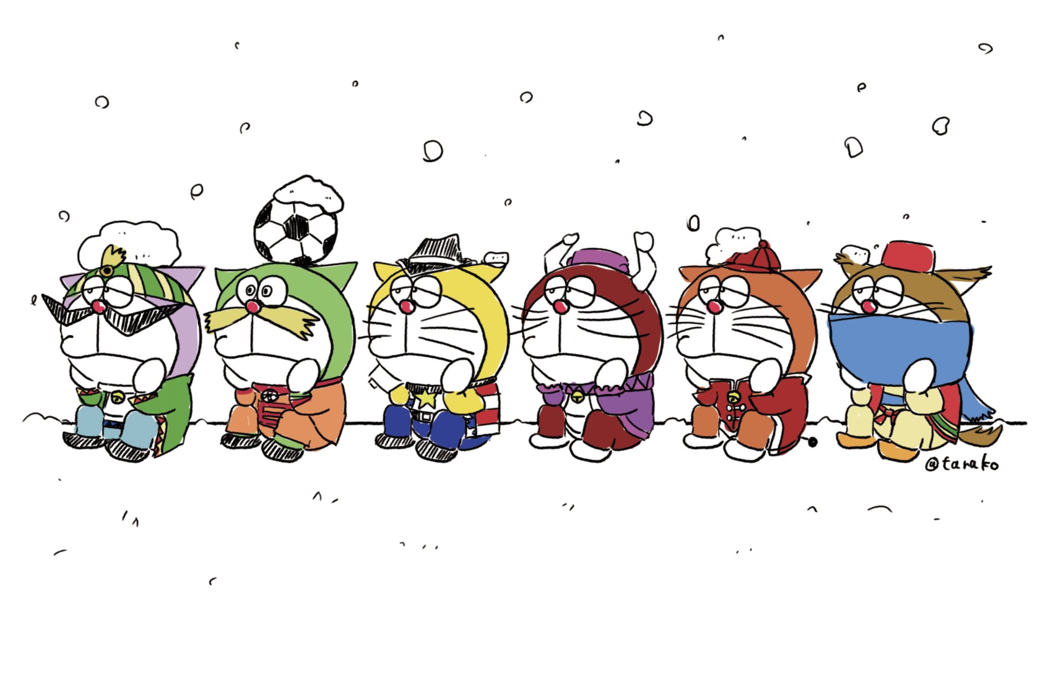 たらこ 本日 クリスマスですね ドラえもんズ描きました サンタを待つの図 ドラえもんズ クリスマス サンタさん待ち たらこ 本日 クリスマスですね ドラえもんズ描きました サンタを待つの図 ドラえもんズ クリスマス サンタさん待ち