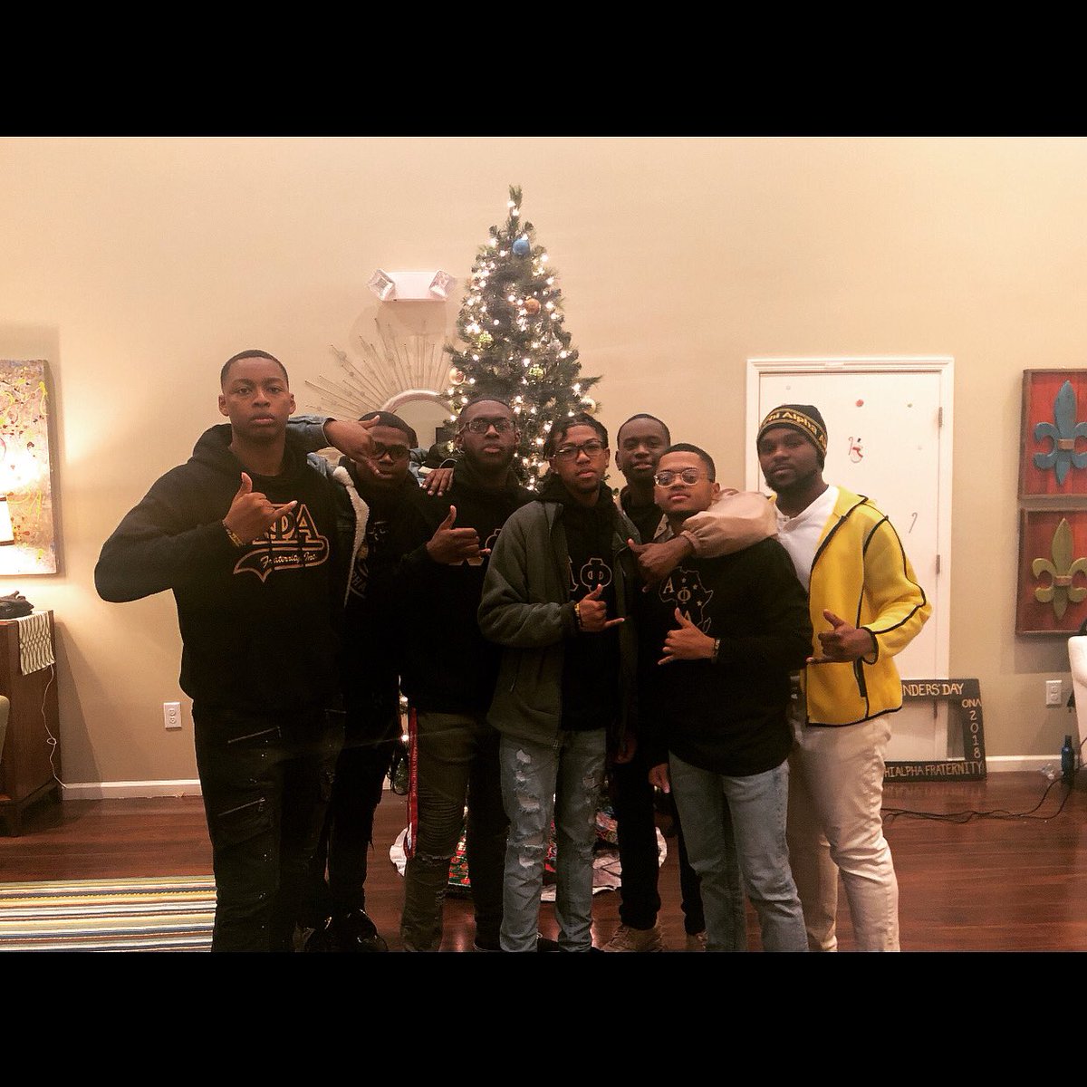 #TBT - Happy Holidays from The Cold &amp; Cocky Eta Rho Chapter of Alpha Phi Alpha Fraternity, Inc.  #MerryChristmas #LLHP