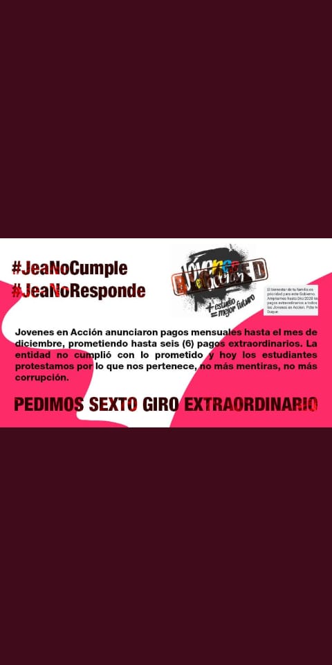 dinadoming97's tweet photo. Hablamos del sexto pago con giro extraordinario que prometió @SusanaCorreaBor para estas fechas. CUMPLAN CON LO ESTABLECIDO. 
#JeaNoCumple https://t.co/eikLYwO8WU