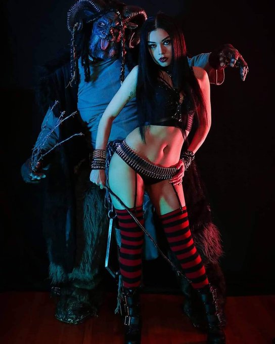 Happy hoe-lidays  📸 Dan Doherty  Krampus James Bos  Grab a free subscription to my only fans for the<a href="/tag/noprideingenocide"class="tags"><span>#noprideingenocide</span></a>
