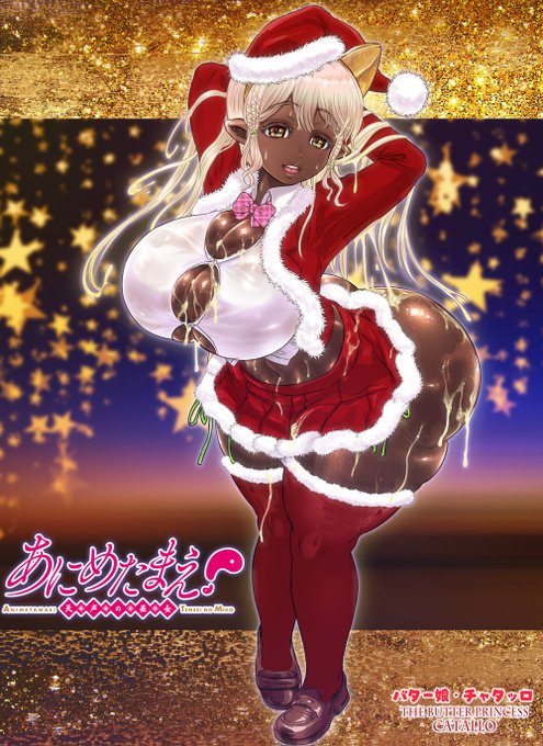Happy Holidays!🎄
I drew "Catallo", a youngest sister of butter princesses from my comic [Anime-Tamae! Tensei Maidens]... with Holiday Costume!
https://t.co/aosODVP4ve

Though She made a brief appearance in the main episodes yet, but you can enjoy her pinups😋 