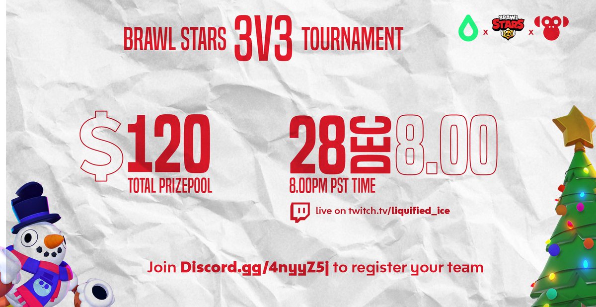 _EvolveGG's tweet image. It’s time for the last #BrawlStars  2020 #tournament! Register your team here discord.gg/4nyyZ5j👈🏻 Happy holidays to everyone🎄🎅🏻 #DARETOEVOLVE #HappyHolidays