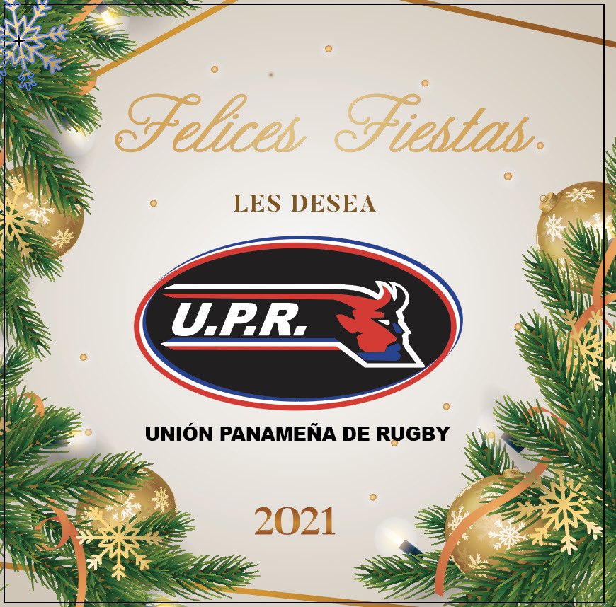 En estas fechas especiales les deseamos a todos FELICES FIESTAS, mucha salud y prosperidad en el NUEVO AÑO 2021.

#feliznavidad #felizañonuevo #orgullosamenteupr elrugbynosune #rugbyseven #rugbypanamá #rugby #rugbyfamily