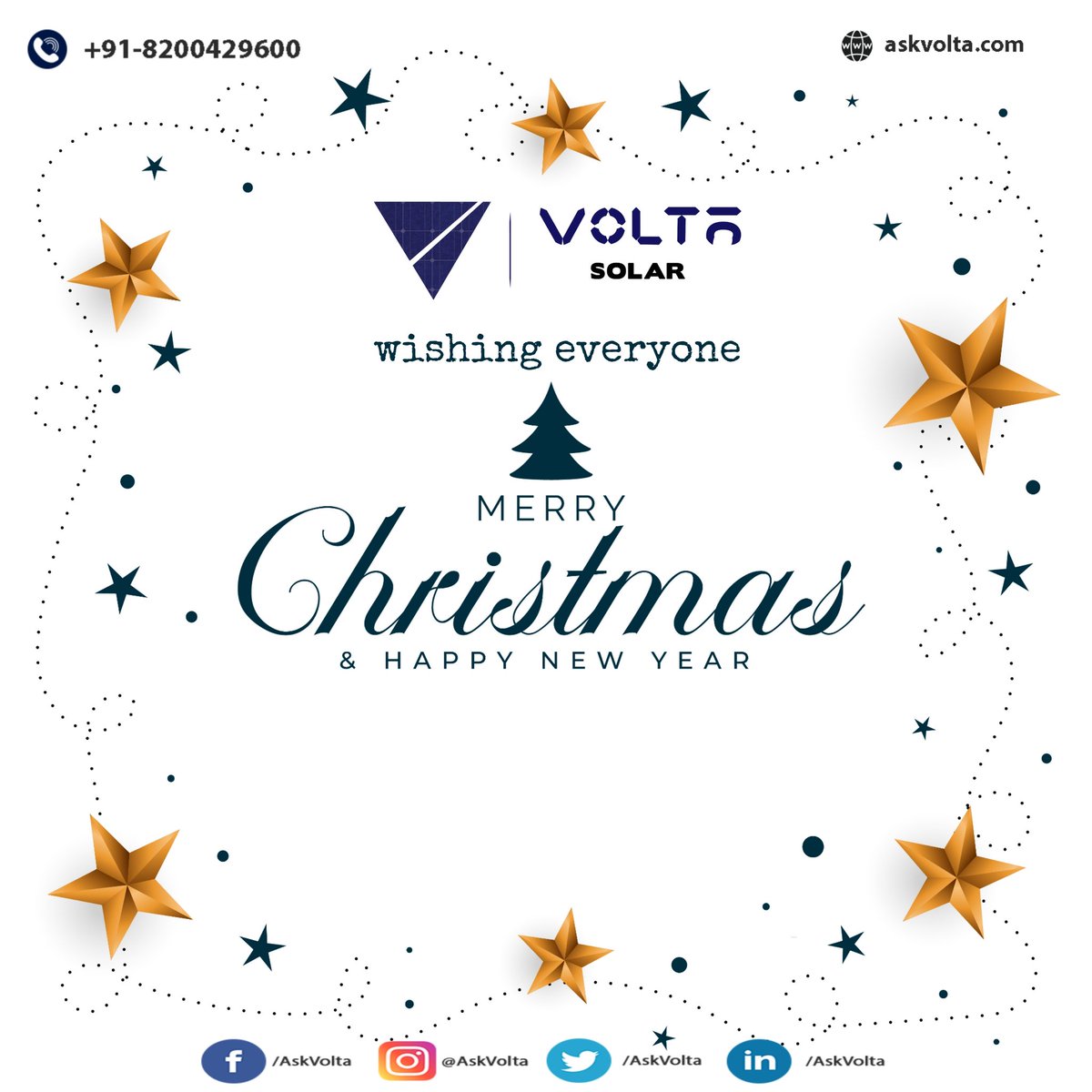OneVoltSolar's tweet photo. Santa is in The Town!🎉❤️
Merry Christmas 🎄💐🎁 to All of You🙏
#merrychristmas #AskVolta #VoltaSolar https://t.co/Y44Co3Bcze