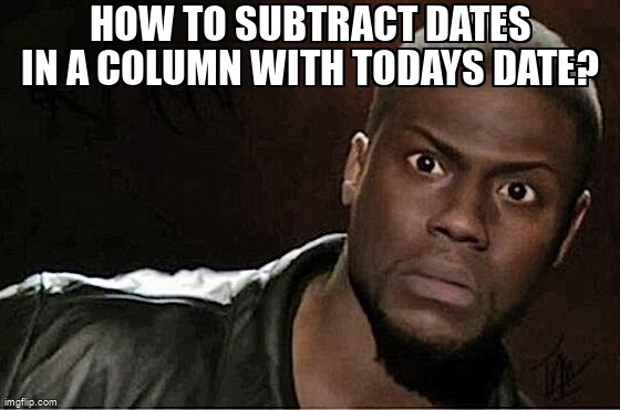 overflow_meme's tweet image. How to subtract dates in a column with todays date? stackoverflow.com/questions/6544… #pythondatetime #python3x