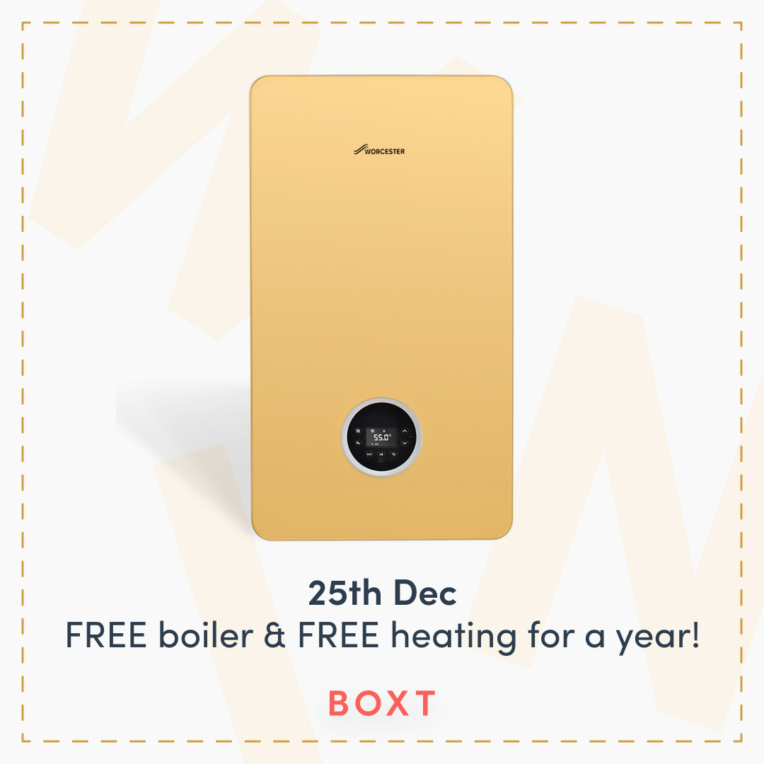 BOXT ADVENT CALENDAR 2020 - 25TH DECEMBER
--
FREE boiler &amp; FREE heating for a whole year.
To Enter; RT and tag a friend

T&amp;C's apply. Prize Draw ends at 8pm. Winner will be announced on the 27th December.
bit.ly/BOXTadventTCs