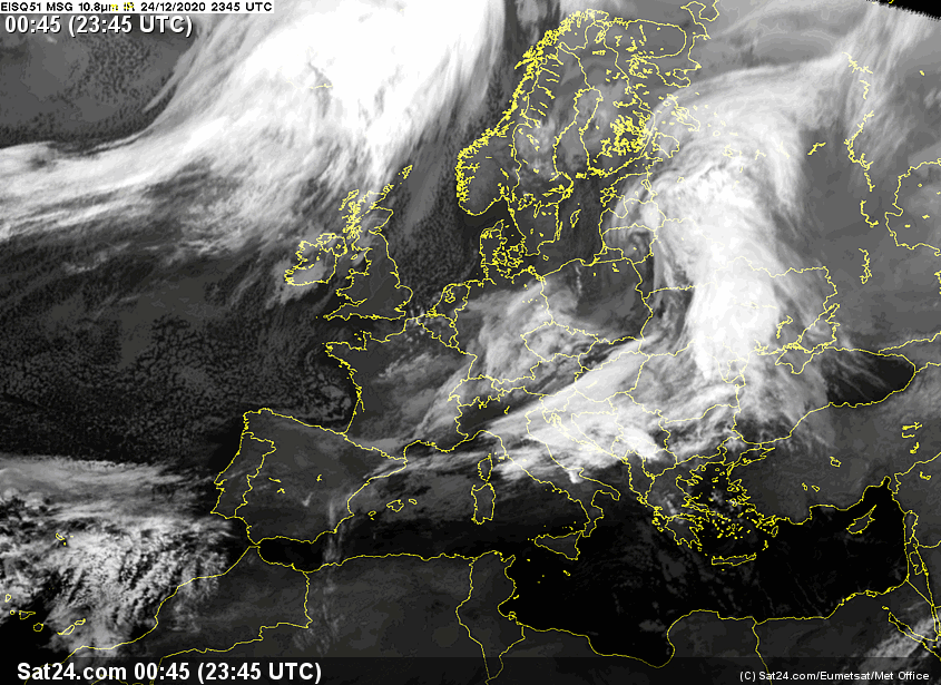 Europe_wx's tweet photo. Latest update of Europe pressure patterns and front (synoptic map), satellite image, temperatures and lightning activity https://t.co/eaHo29UUsZ