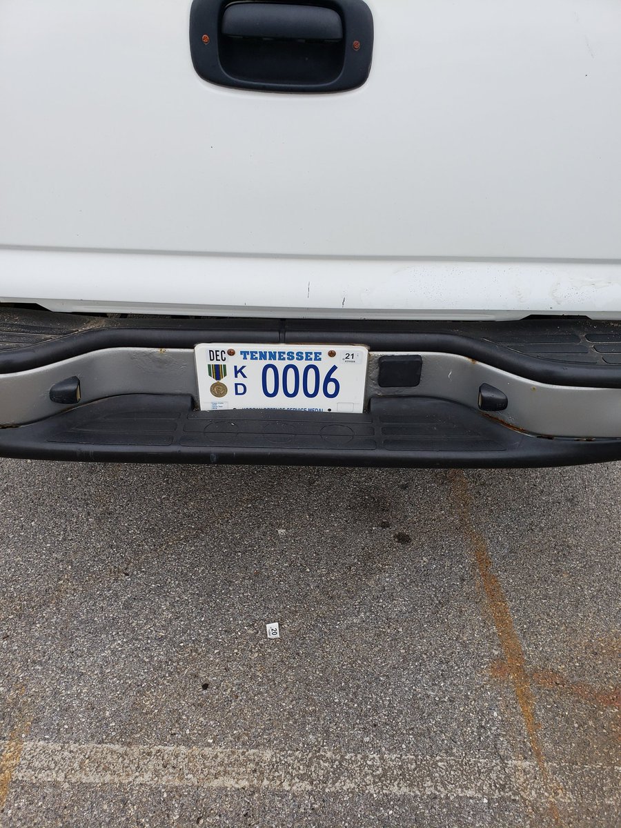 Big thank you to the great state of Tennessee for having this license plate available. So far there are only 6 of us in the state that it has been issued too. 
<a href="/GovBillLee/">Gov. Bill Lee</a> 
<a href="/TNDeptofRevenue/">TN Dept of Revenue</a> 
<a href="/Korean_DMZ_Vets/">Korean DMZ Vets</a> 
<a href="/zbad55/">ImjinScout</a>