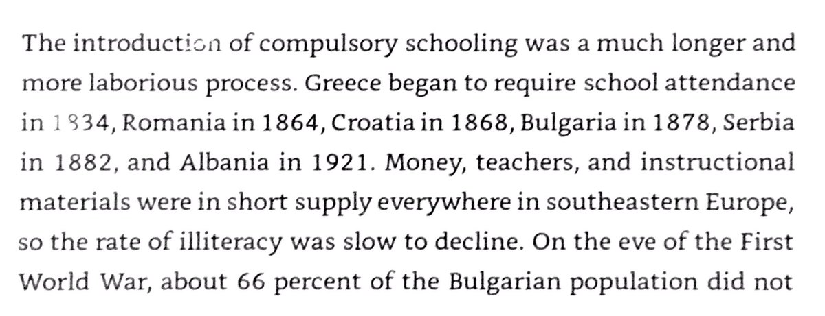 Widespread illiteracy in early 20th century Balkans