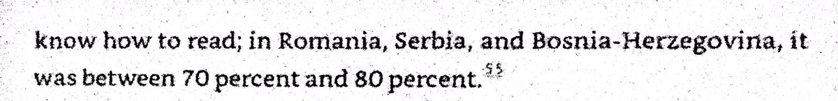 Widespread illiteracy in early 20th century Balkans