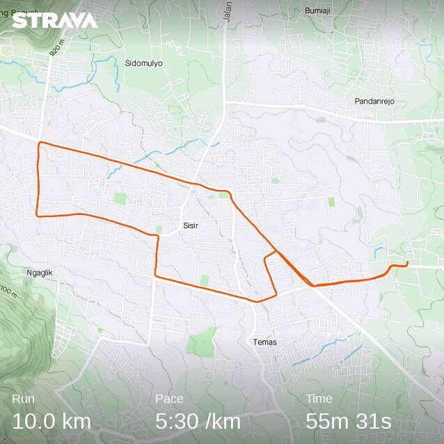 AzizSan44's tweet photo. Day 16th is 14th day of #Challenge300k by #PlayOnMalang
Just morning recovery run - pain is temporary
#MorningRun #StravaRun #JustDoit #TeamSwosh https://t.co/APqUMz1US6