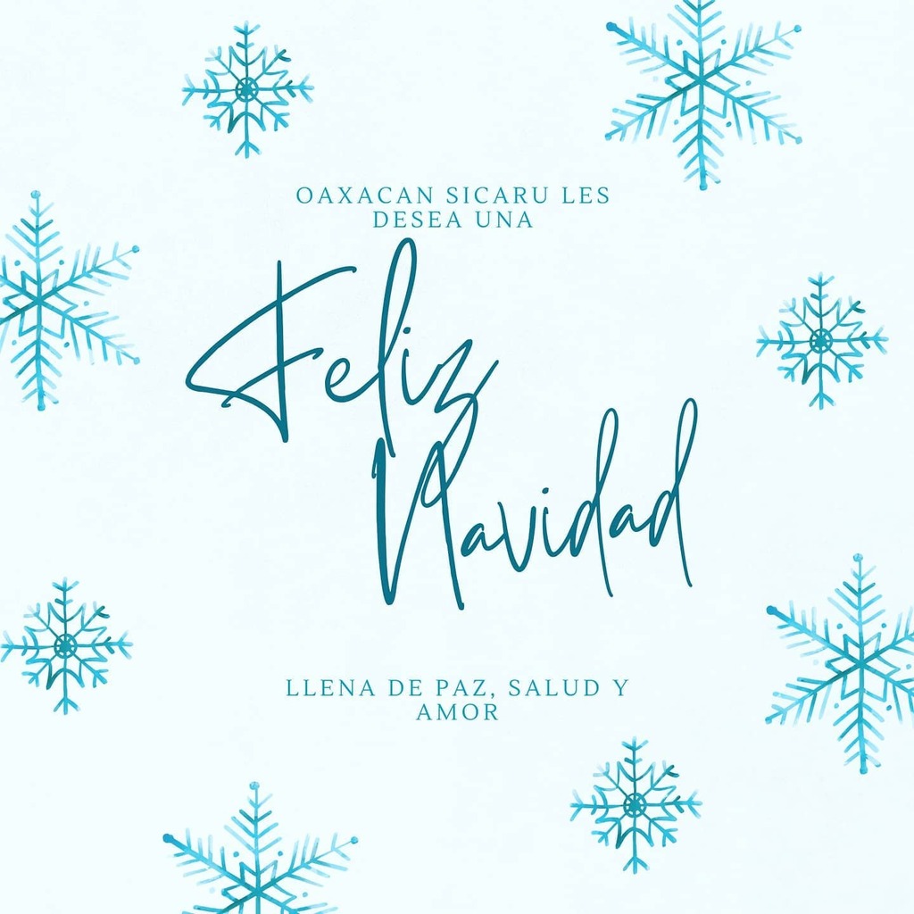 Les deseamos una Feliz Navidad llena de amor, paz y  salud. #oaxacansicaru instagr.am/p/CJMxvNPAdw5/