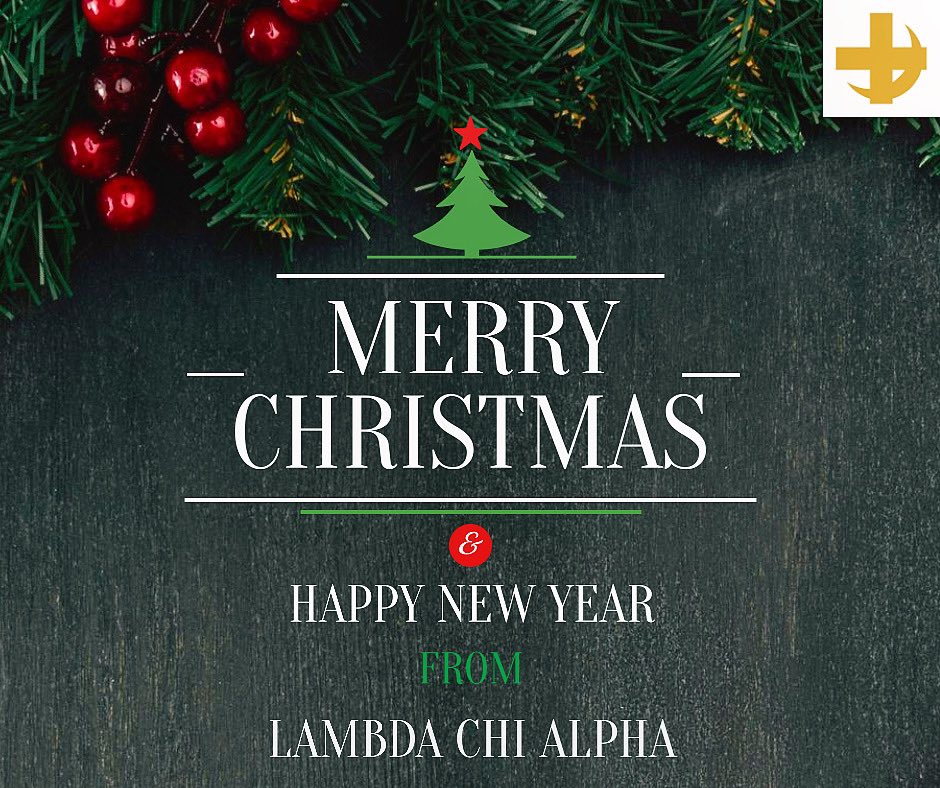 The Iota Lambda chapter of ΛΧΑ wants to wish everyone a Merry Christmas and Happy New Year! We hope everyone has a fun and safe holiday season. 🤟🏻