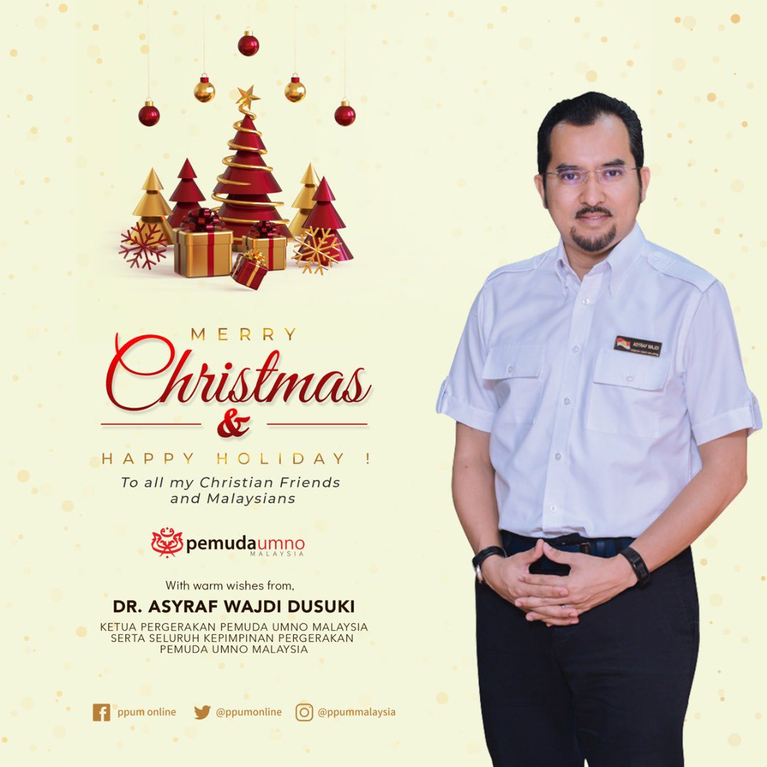 Dr Asyraf Wajdi On Twitter Merry Christmas To All My Christian Friends And Malaysians Https T Co Dm3rh6dfqe Twitter