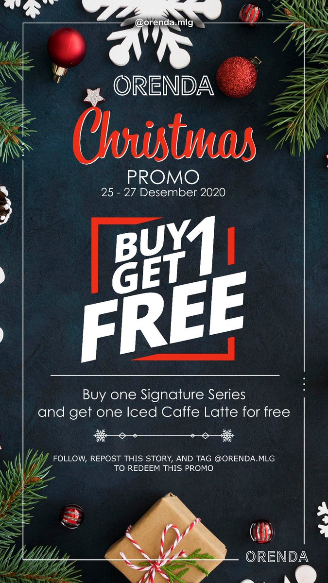 Merry Christmas  instagram.com/orenda.mlg #kopimalang #kulinermalang #malangkuliner #cafemalang #malangcafe #malangcoffeeshop