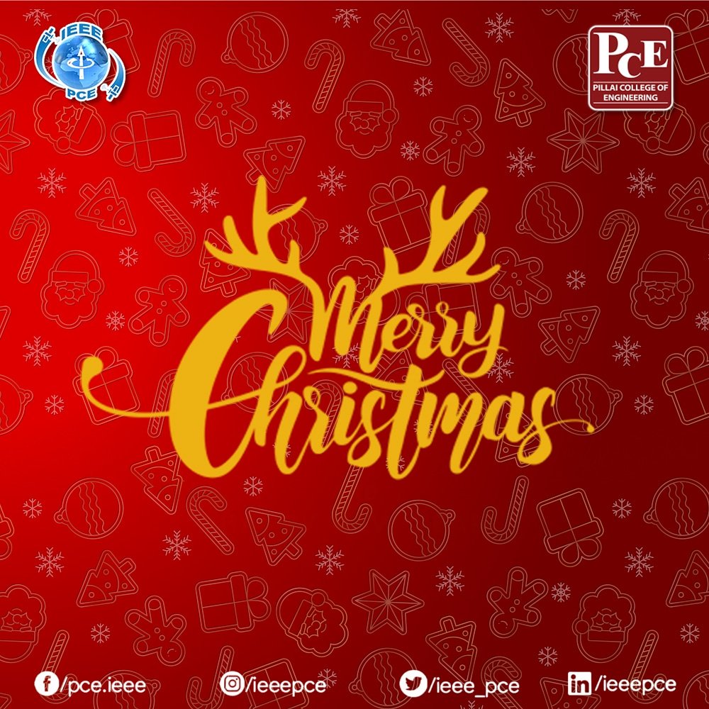 ieee_pce's tweet image. What is Christmas?
It is tenderness for the past, courage for the present, hope for the future. 💫
Merry Christmas to everyone from our family to yours❤
#ieee #ieeepce #pillaicollege #christmas