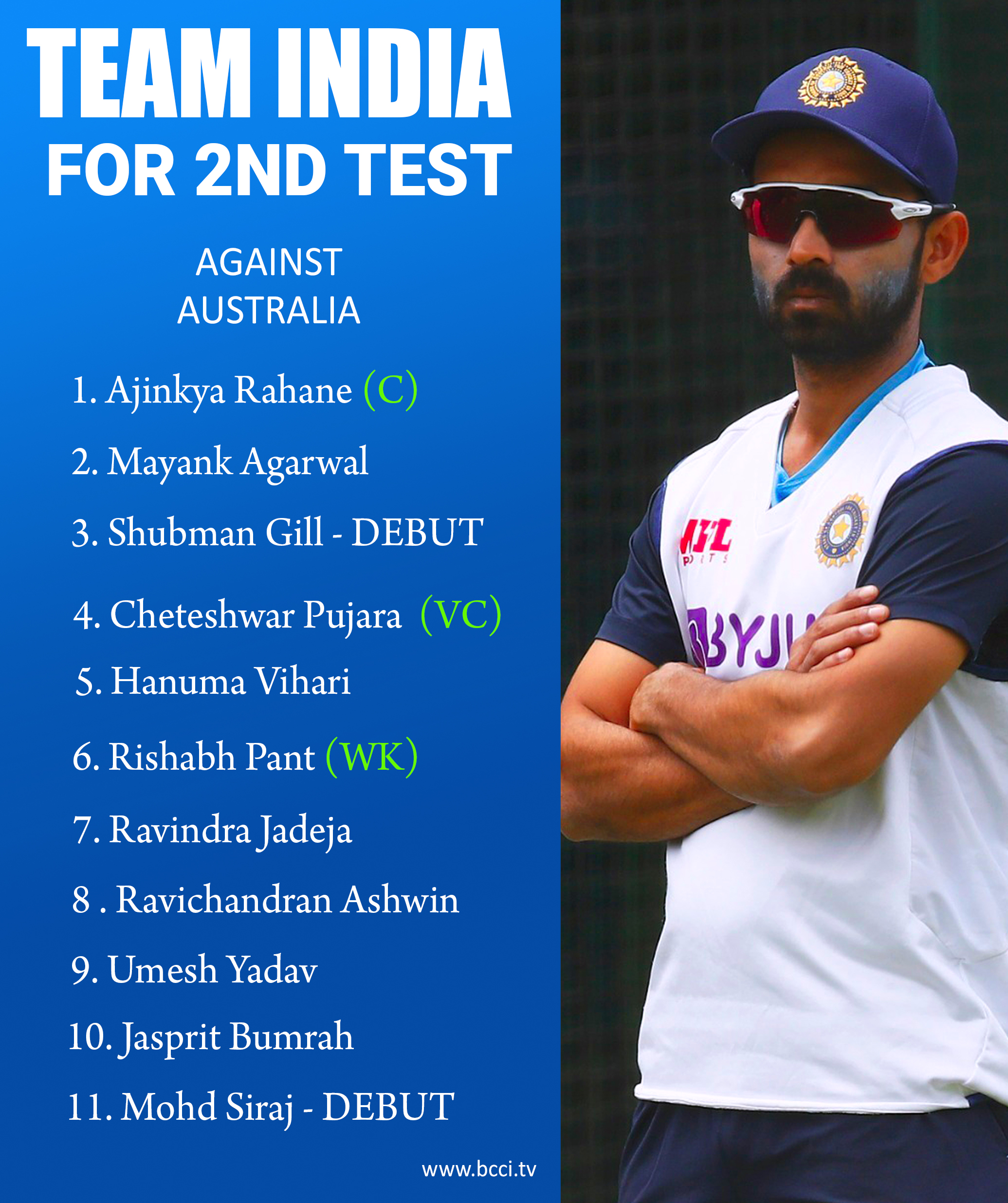 IND vs AUS Boxing Day Test: Shubman Gill and Mohammed Siraj all set to debut as India announced playing XI for Boxing Day Test in Melbourne. 