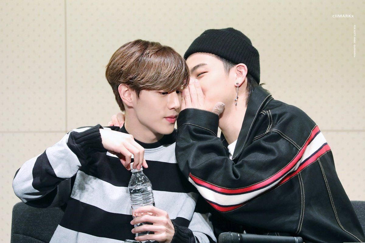 “who in got7” but it’s actually mark and jaebeom ; a 