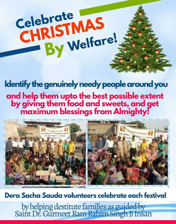 StMSGfansworld's tweet photo. Festivals are best days for multiplying the happiness. Let no one around you sleep hungry or in cold tonight, share food &amp; warmth with them and #CelebrateWithWelfare.
Wishing a Merry Christmas to all! https://t.co/9vaJWPRy1u
