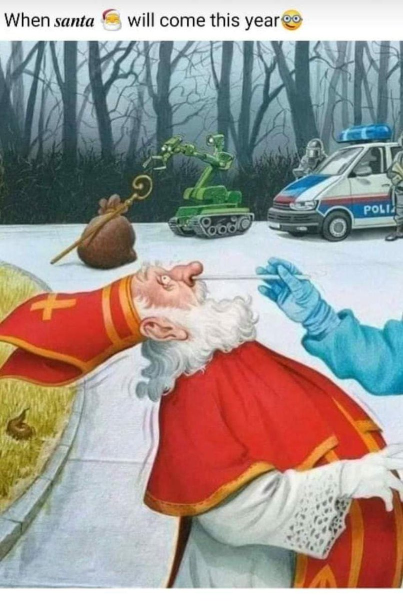 DaminiGkumar's tweet photo. #CovidTestNeededSanta #HoHoHoHoHo #CoronaXmas  #MerryXmas 🎅🤷🎅 https://t.co/MtwWU2btBH