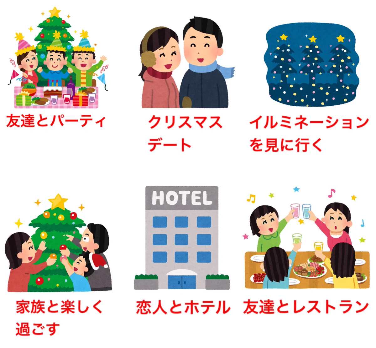 思っていた通りにはいかない？クリスマスの理想と現実の違いwww