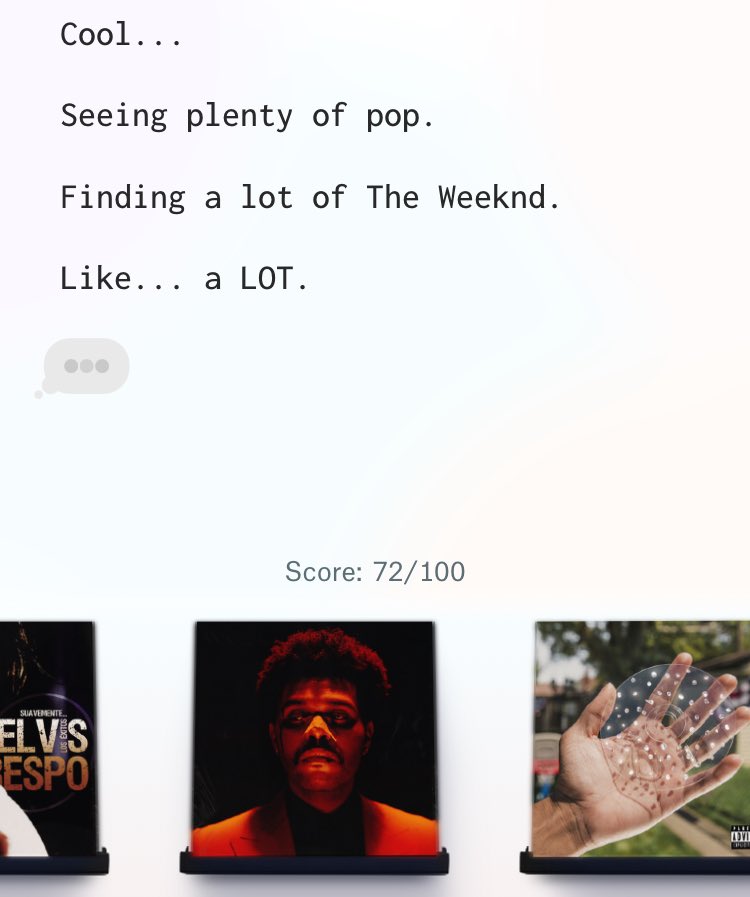 KatGrahamGre's tweet image. There is a site that tells you how bad your Spotify is and it basically roasted me for overlistening to @theweeknd lol