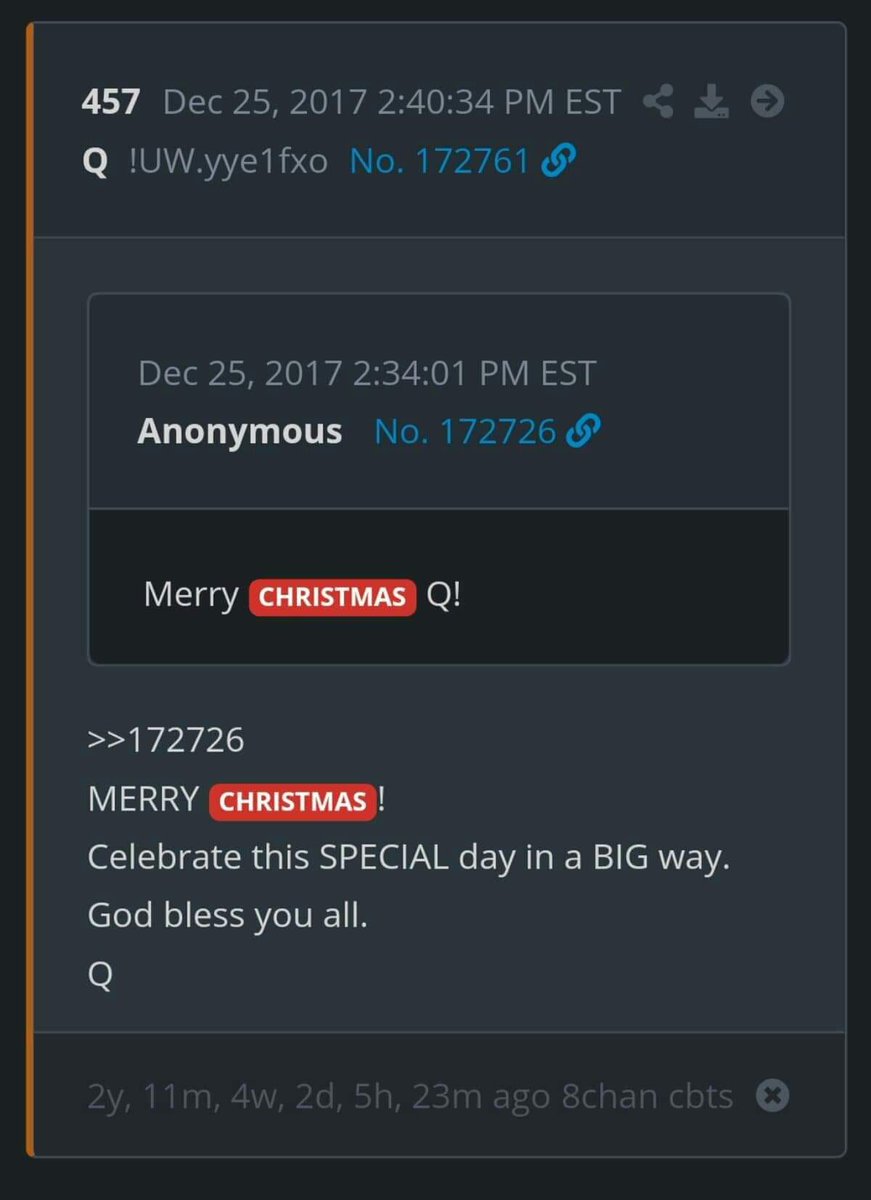 But we keep our Faith in God and in President Trump! And now when things may seem more hopeless than ever before to others, we are shown on Christmas Eve...