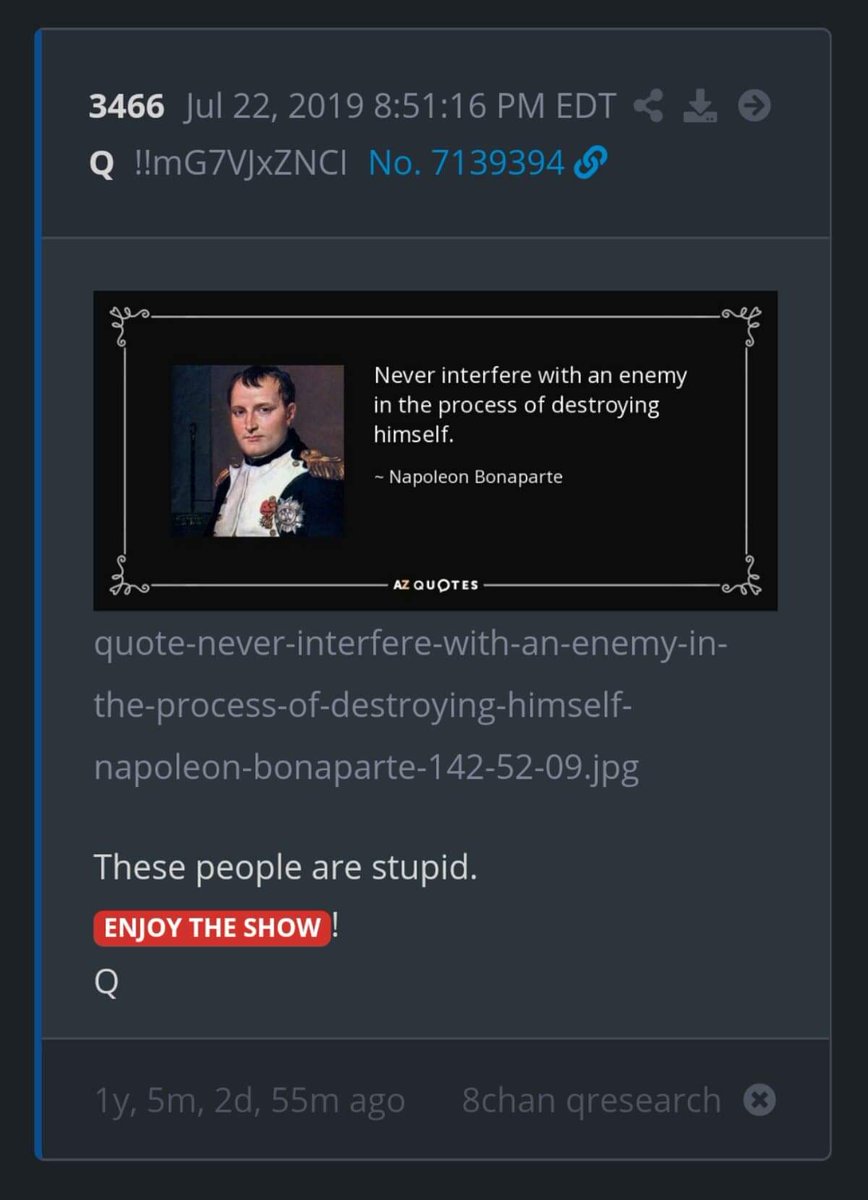 Do you believe in coincidences? At what point does it become statistically impossible? We have it all Patriots. Get some popcorn. Enjoy the show. There should be no more doubt.