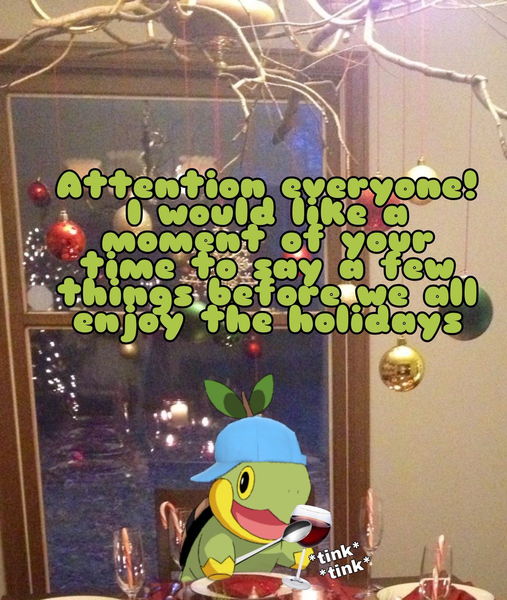 A very festive thread (I'm not tagging folks cause I don't wanna bother them, so if they see it they see it, if not then oh well)