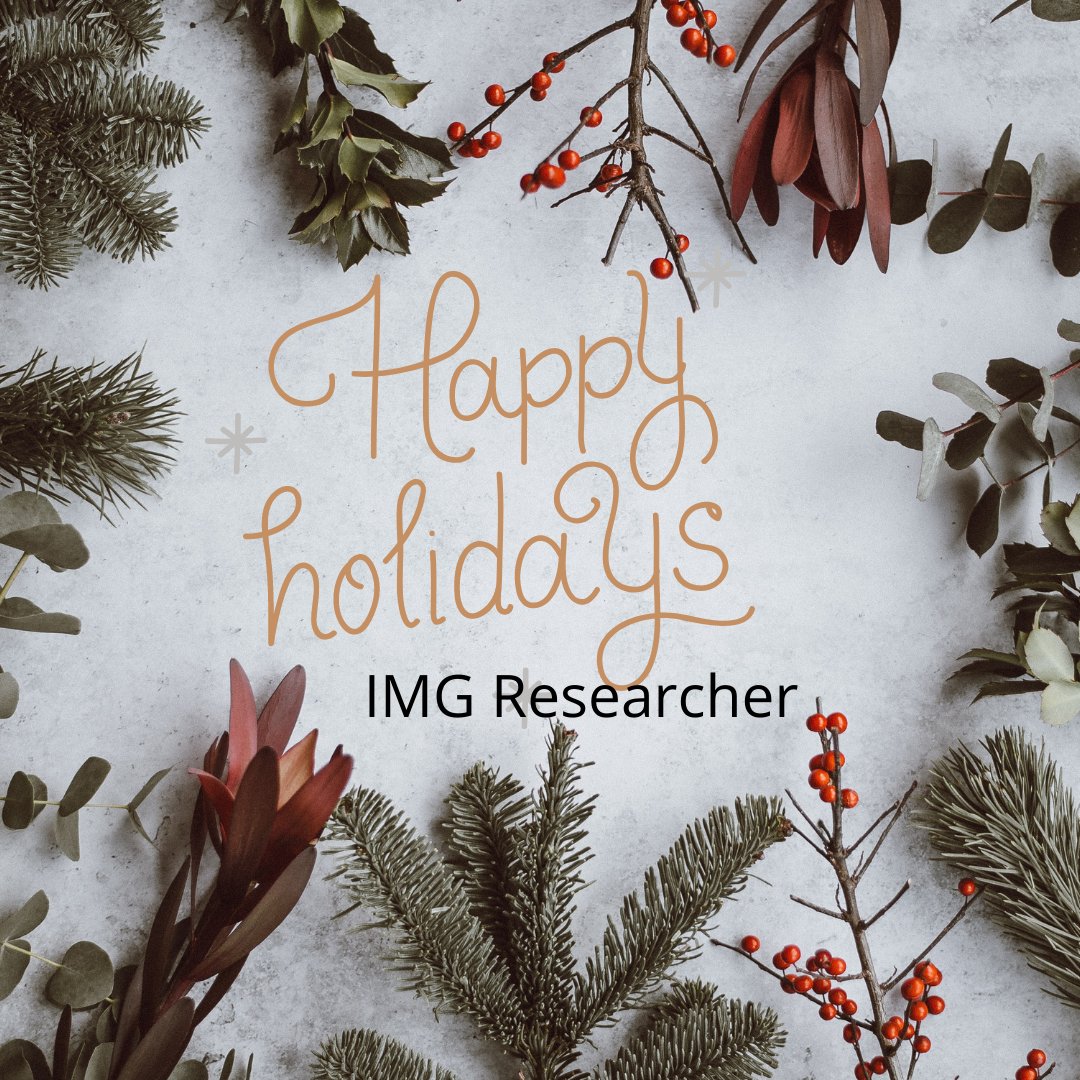 img_researcher's tweet photo. Wishing a happy and safe holiday to all! #happyholidays
#IMGResearcher https://t.co/S5d708OOYU
