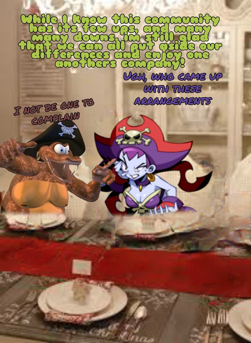 A very festive thread (I'm not tagging folks cause I don't wanna bother them, so if they see it they see it, if not then oh well)