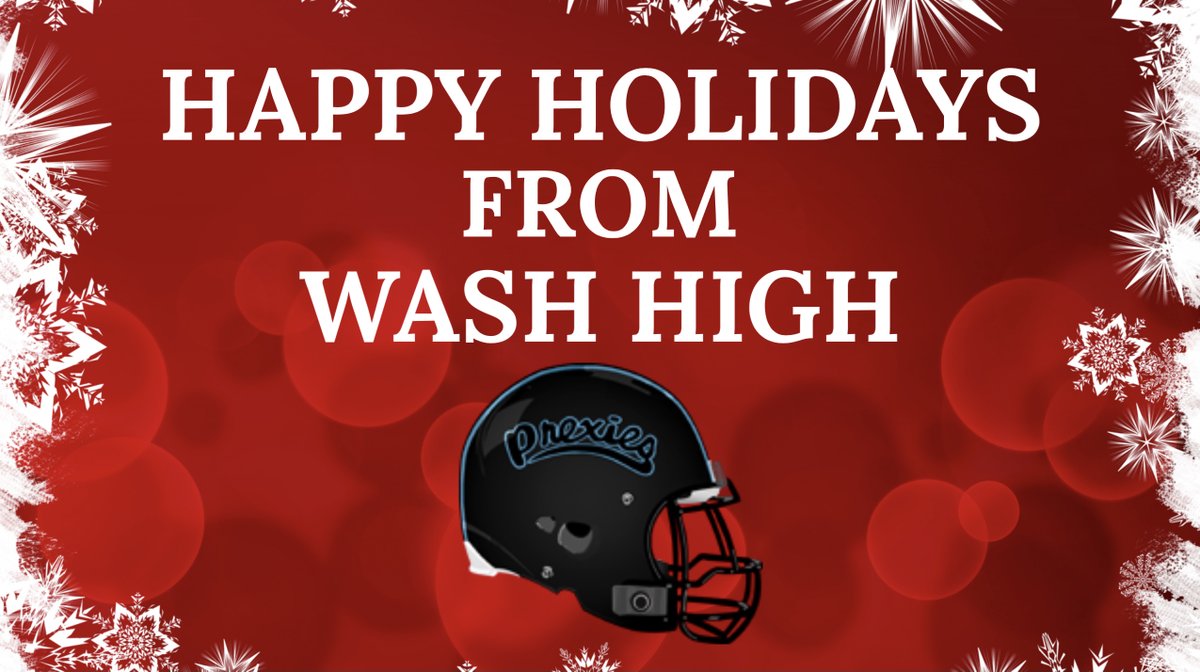 Happy Holidays From The Wash High Prexies!