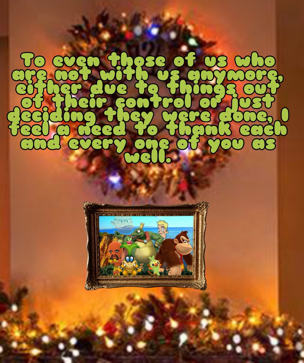 A very festive thread (I'm not tagging folks cause I don't wanna bother them, so if they see it they see it, if not then oh well)