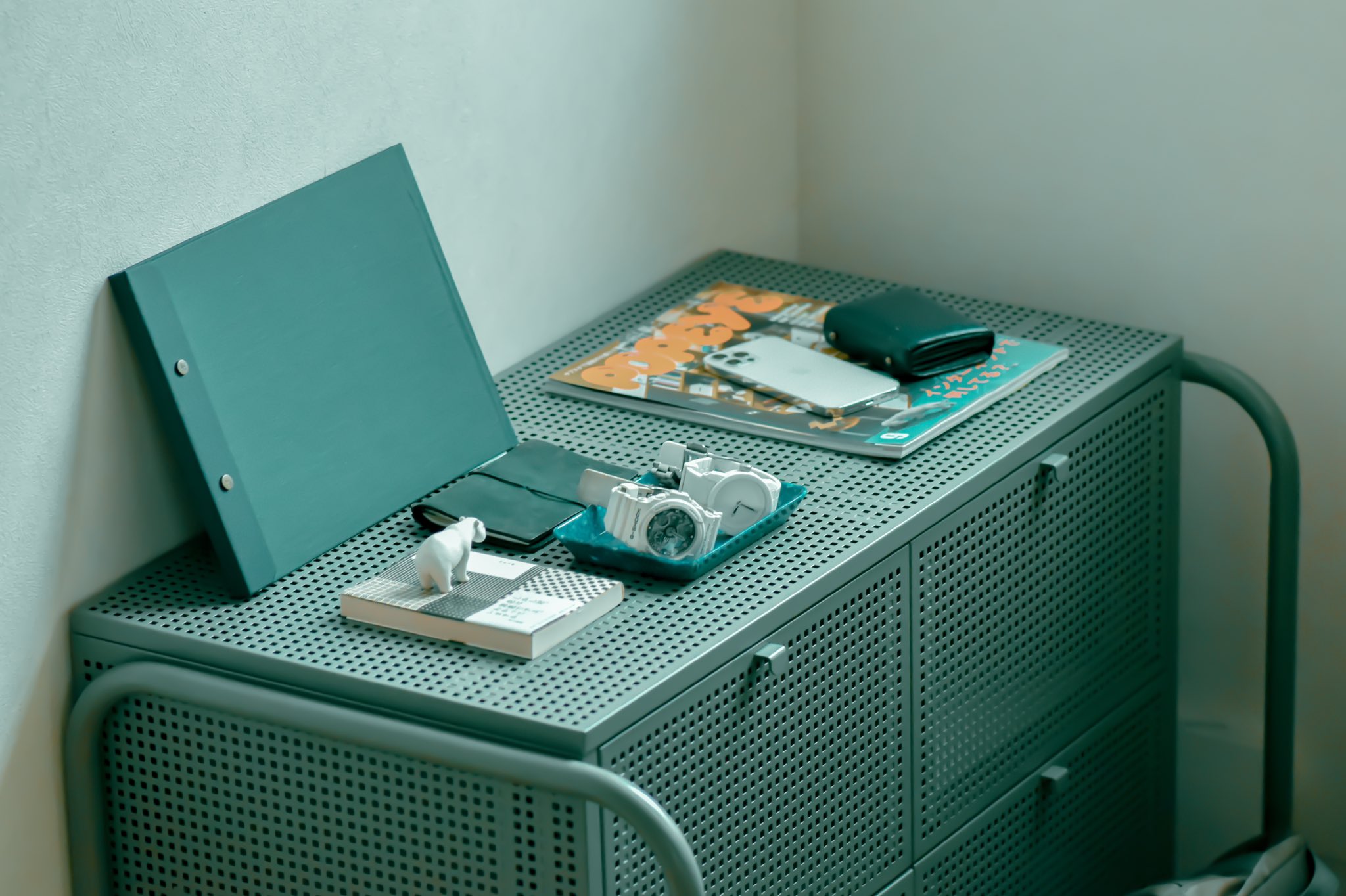 IKEA NIKKEBY イケヤ　ニッケビー IKEA】NIKKEBY ニッケビー チェスト グレーグリーン